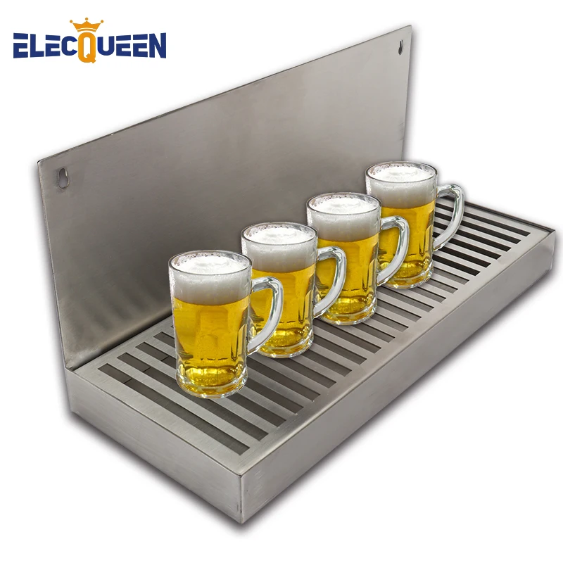 Beer Dripping Tray Cut-Out Surface Mount Stainless Steel Drip Tray No Drain Kegging Equipment Bar Accessories 2019 New arrival