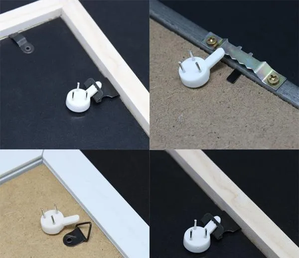 LZC 20 Ganchos Para Colgar Cuadros De Yeso Con Garra: Ganchos De Pared Para Colgar Fotos, Espejo, Kit De Póster De Fotos, Sin Daños, Colgador De Pared Resistente Para Decoración De