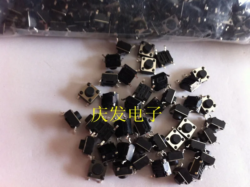 Import shrapnel Touch switch 6*6*5mm Patch 4 foot Key switch Original package Spot New point move