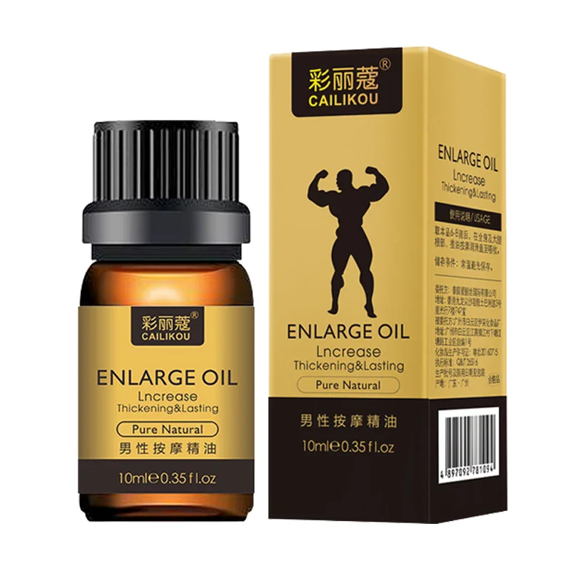 

Herbal Penis enlargement essential oil 10ml Increase Growth Extension Sex Delay Cream For Men Pene Penis Extender Permanent