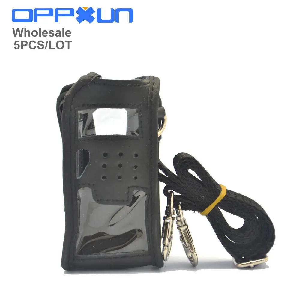 

OPPXUN Leather Pouch Soft Protective Case For Handheld Two Way Radio BaoFeng UV-5R UV-5RA UV-5RB UV-5RC UV-5RE Plus TYT TH-F8