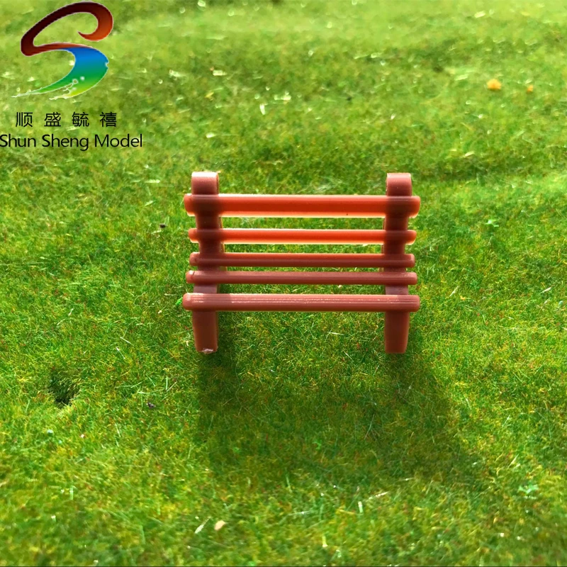 Brown Color Chair Scale 1:50-1:150 Sand Construction Scene Model Material Park Chair For Model Design