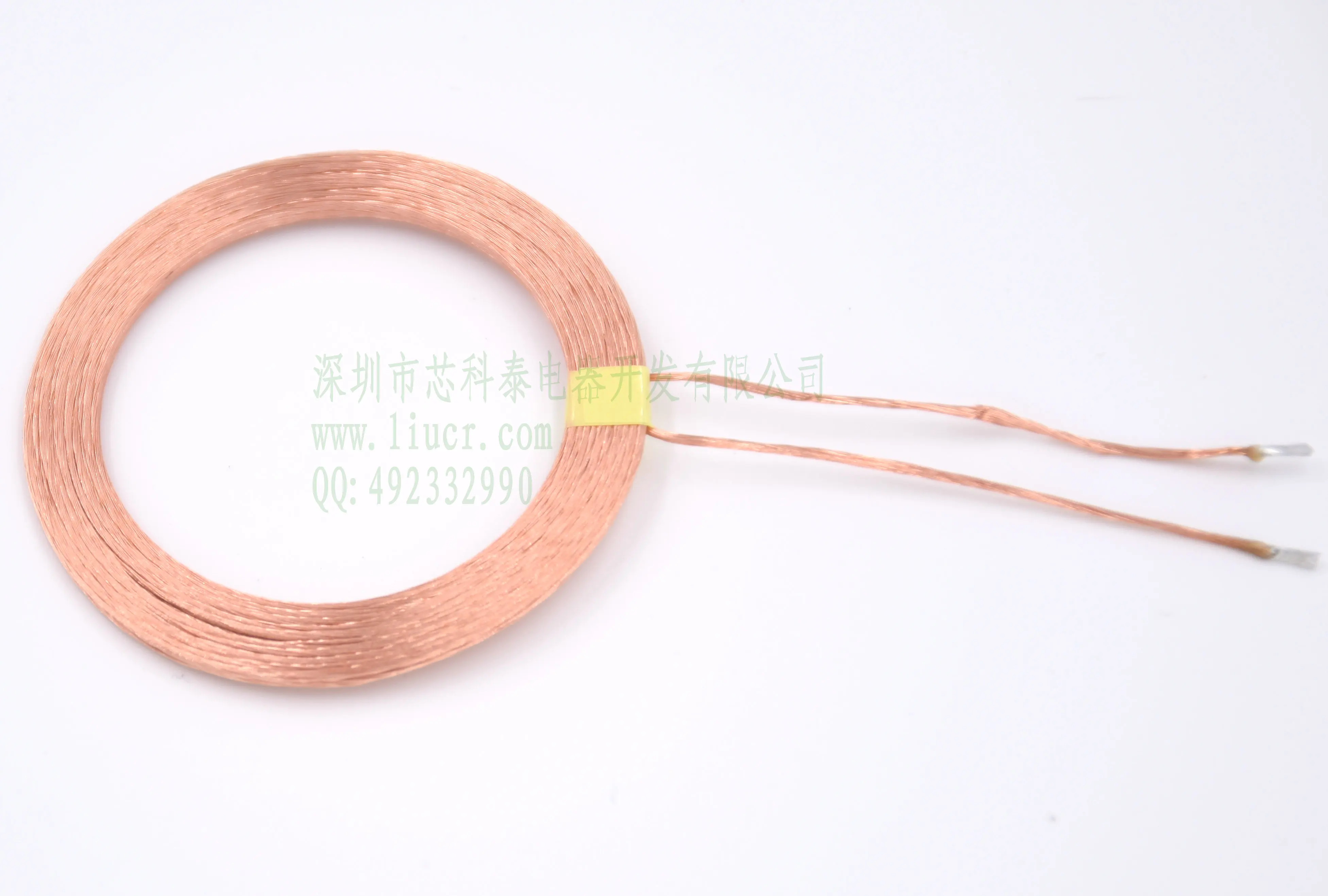 

38mm28.5uH large current multiple wire coil wireless charging coil