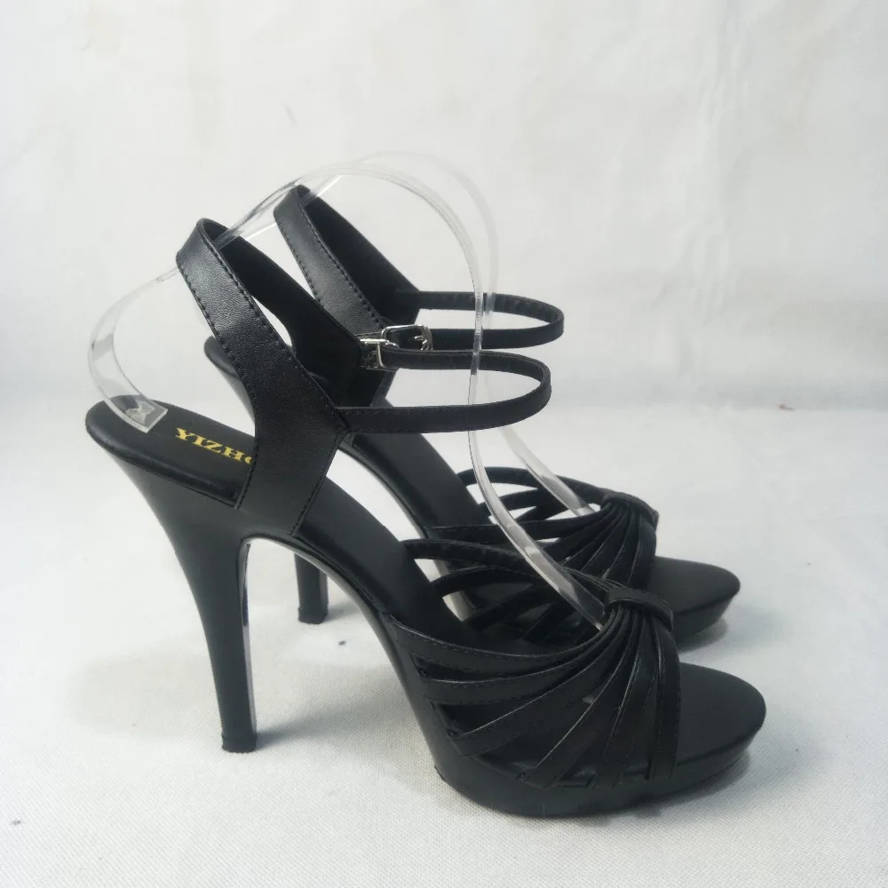 Banquet stage 13 cm high heels, nightclub pole shoes, sexy dance thin heel sandals