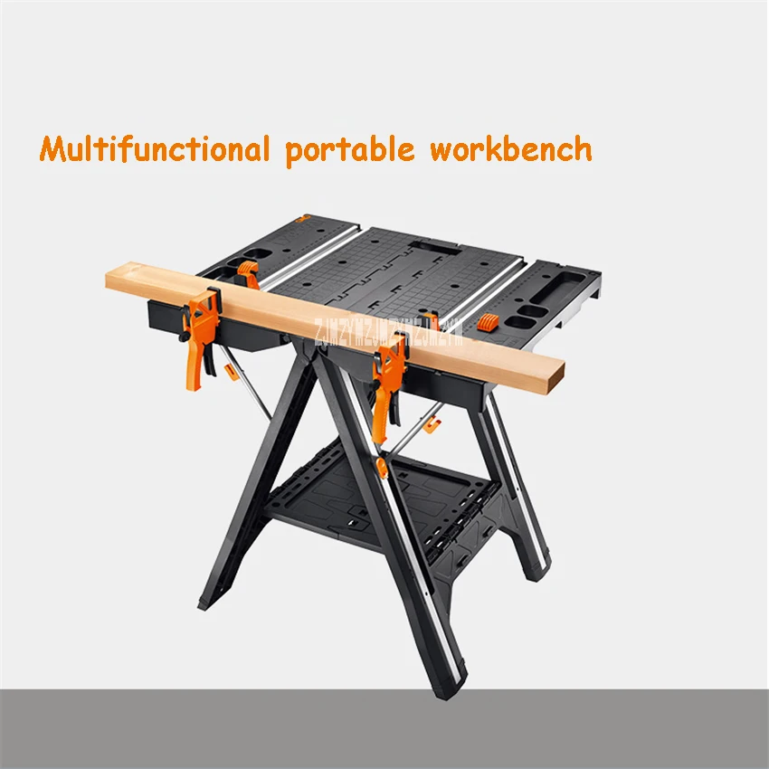 

WX051 Multifunctional Workbench Folding Working Tool Table High-quality Non-slip Woodworking Table Portable Household Work Table