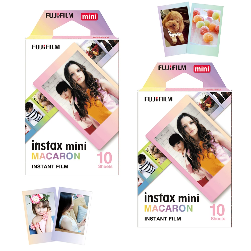 

Для фотоаппарата Fuji Instant Mini 12 11 9 25 50s 90 фото обои Fujifilm Instax Mini 8 пленка бумага Macaroon 20 листов