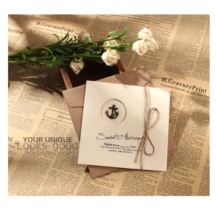 Papel de fondo nostálgico para estudio fotográfico, accesorios de ornamentos de 52x75cm, antiguo periódico inglés de estilo europeo, 7 unids/set por Set