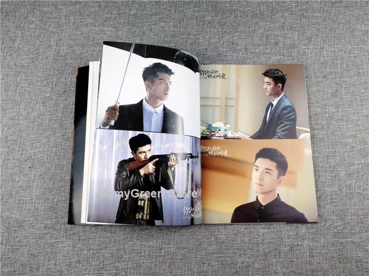 ชายจีนศิลปิน Kim Min Jin Han รูปภาพอัลบั้มหนังสือเนื้อเพลงโปสเตอร์โปสการ์ดของขวัญ Gag ชุดของขวัญเทศกาล