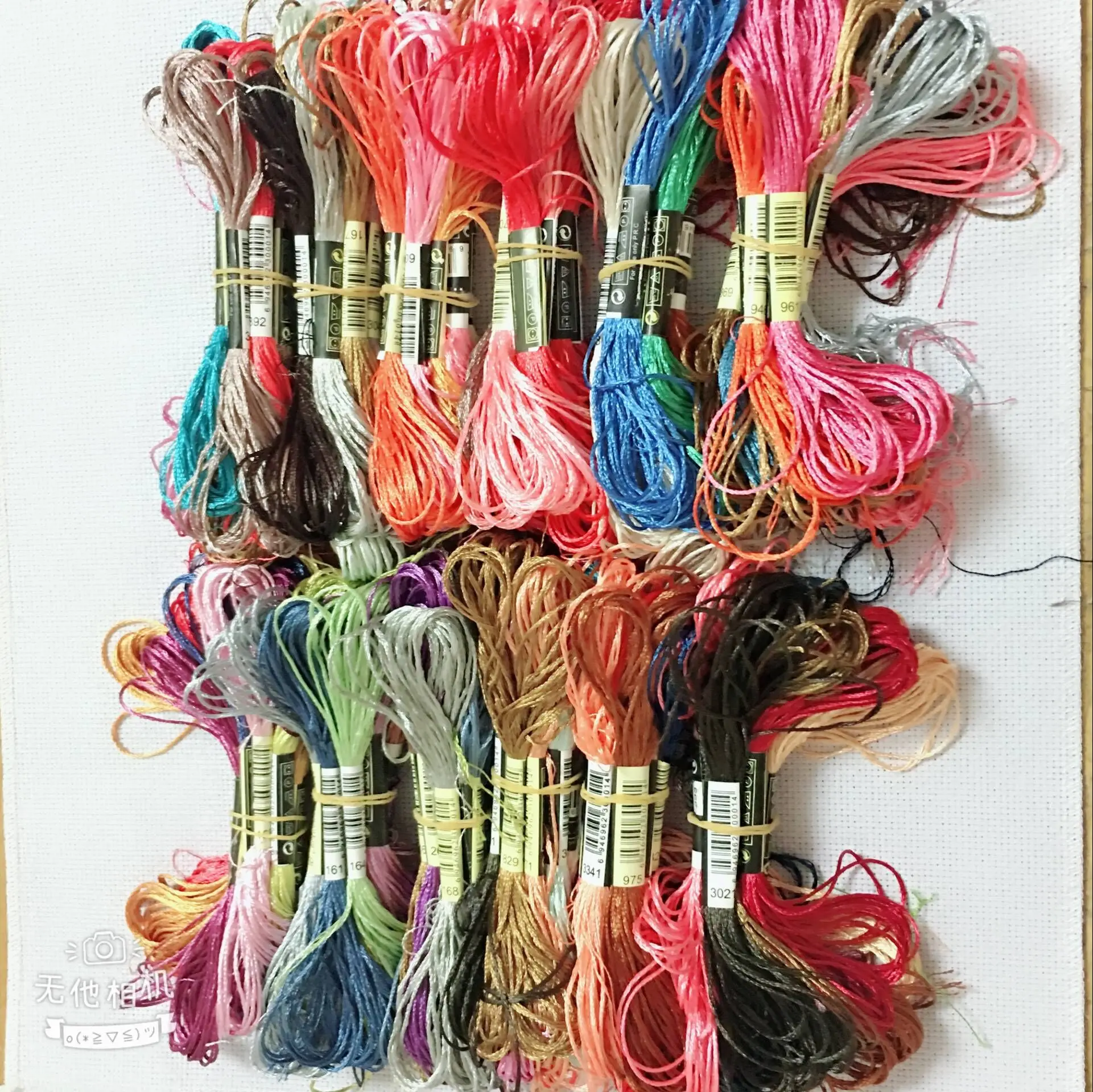 oneroom 10/20/30/50/100/500 skeins silk embroider embroidery thread Silk Floss Handmade Embroidery cross stitch Threads