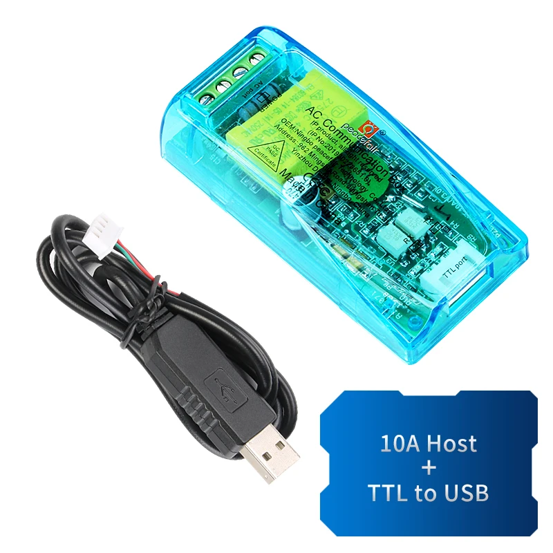 Imagem -03 - Caixa de Comunicação Energia de Energia Medidor de Watt Volt Amp Frequência pf Tensão Kwh Ttl Modbus-rtu 010a com Usb Atualização Pzem004t ac