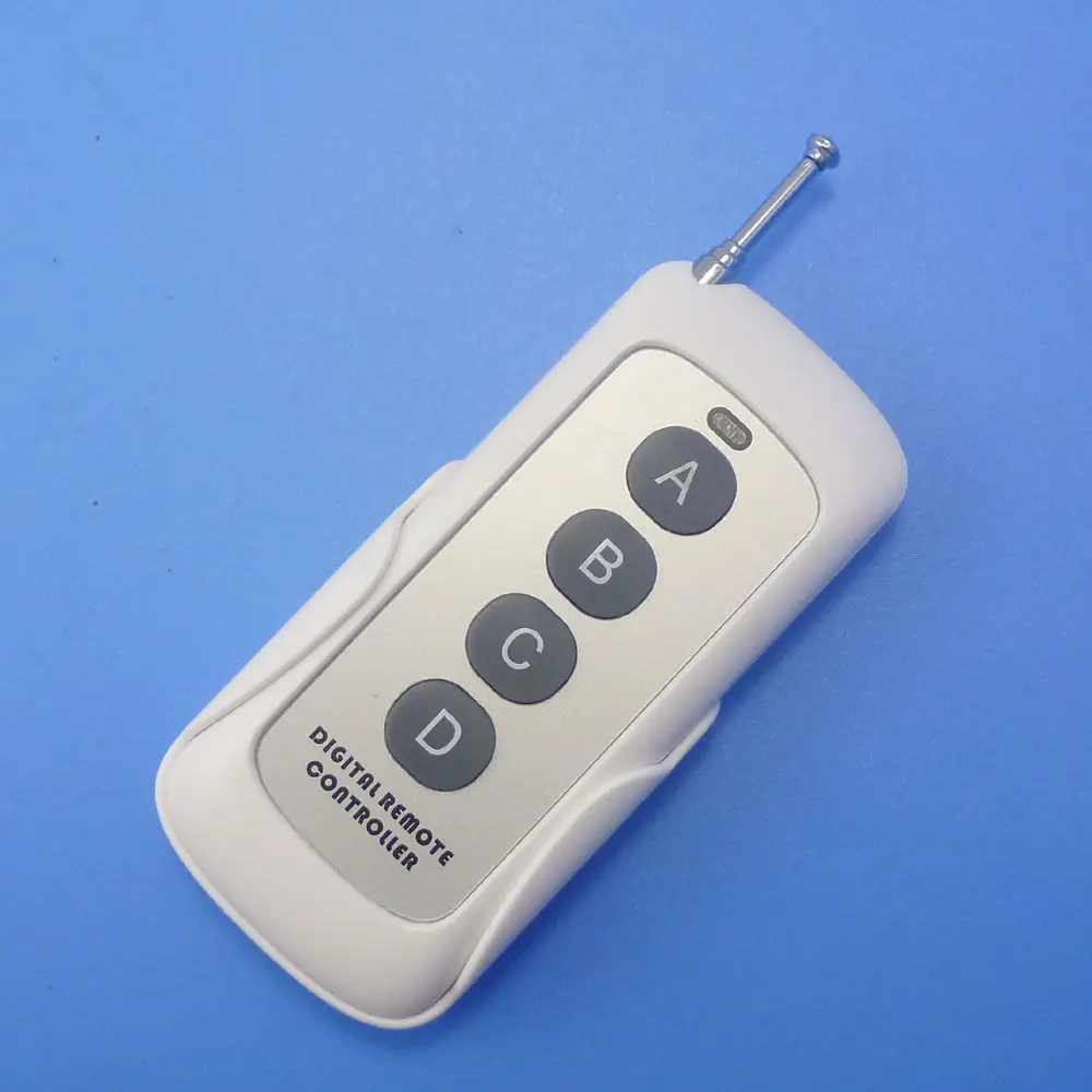

433.92MHz ASK/OOK 4 Keys Wireless Switch DC5V Wireless Control Kits RF Link Control Remote