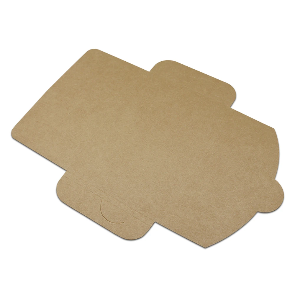 50pcs/Lot Brown DIY Cards Packaging Box Cardboard Photo Pack Gift Box For Postcard Kraft Paper Envelope Package Case Party Favor