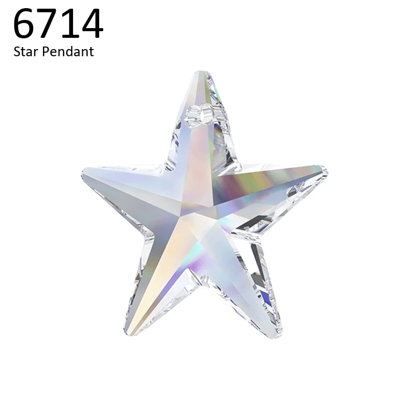 (1 piece) Original Crystal from Austria 6714 Star Pendant Loose Beads Rhinestone for DIY Jewelry Making