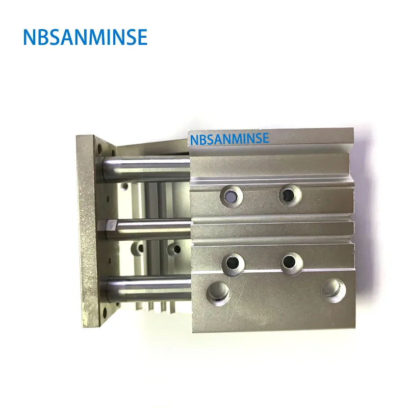 

MGPL Bore 16X300 ISO Compact Guide Cylinder Stable Lubrication Function Pneumatic Air Cylinder NBSANMINSE