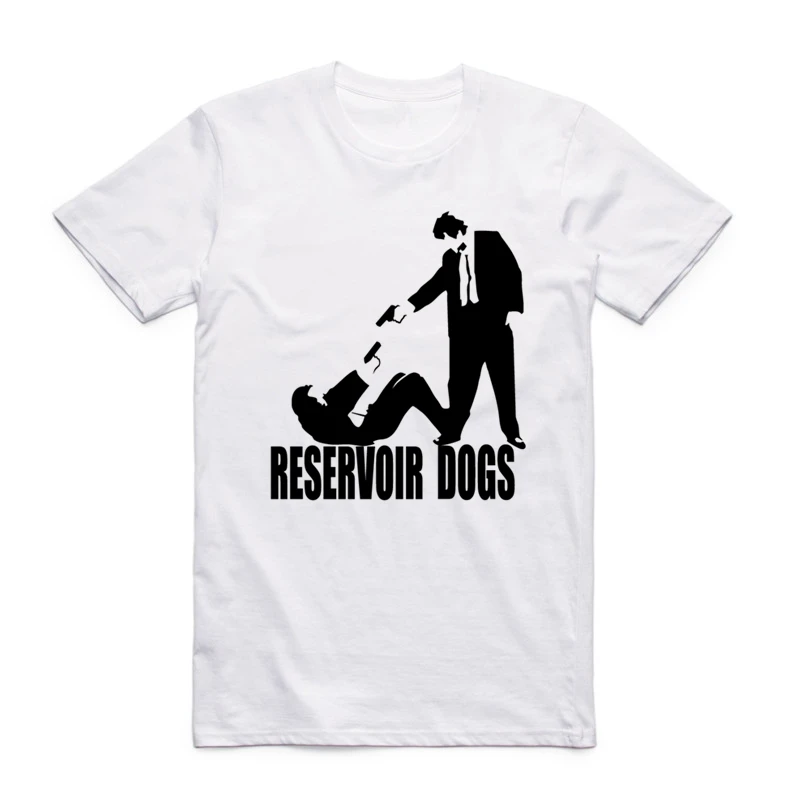 2019 S-XXX Men Women Reservoir Dogs Quentin Tarantino Print White T-shirt Short sleeve O-Neck Homme Harajuku Casual Cool Tshirt