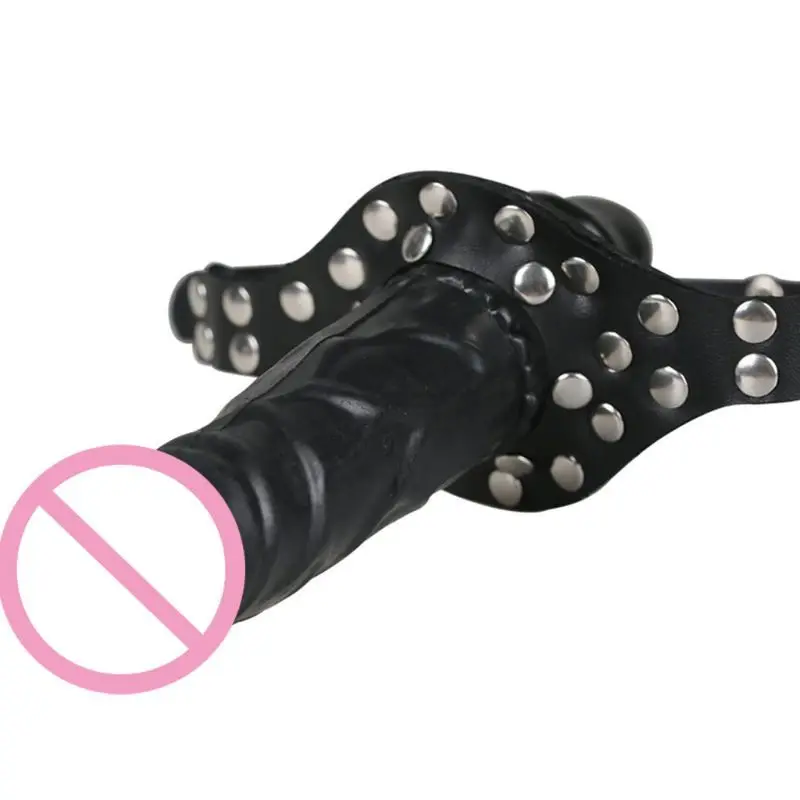 Strap On Face Dildo Mouth Penis Adjustable BDSM Adult Sex Toy For Women Couples High Quality