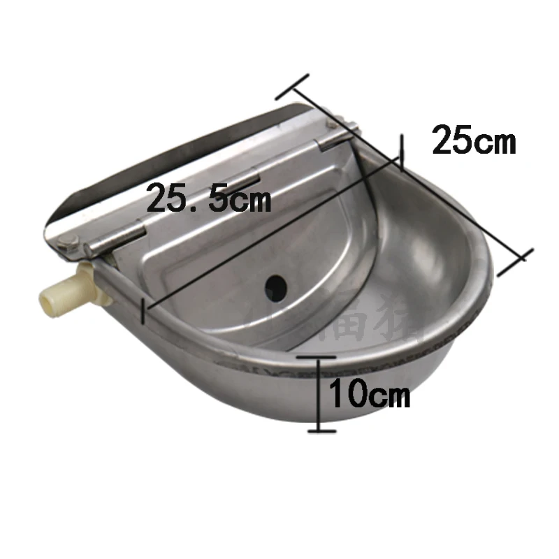 304 Stainless Steel Water Trough Bowl Horses Goats Sheep Pig Float Bowl Automatic Waterer Drinking Bowl Cattle Tool Accessory