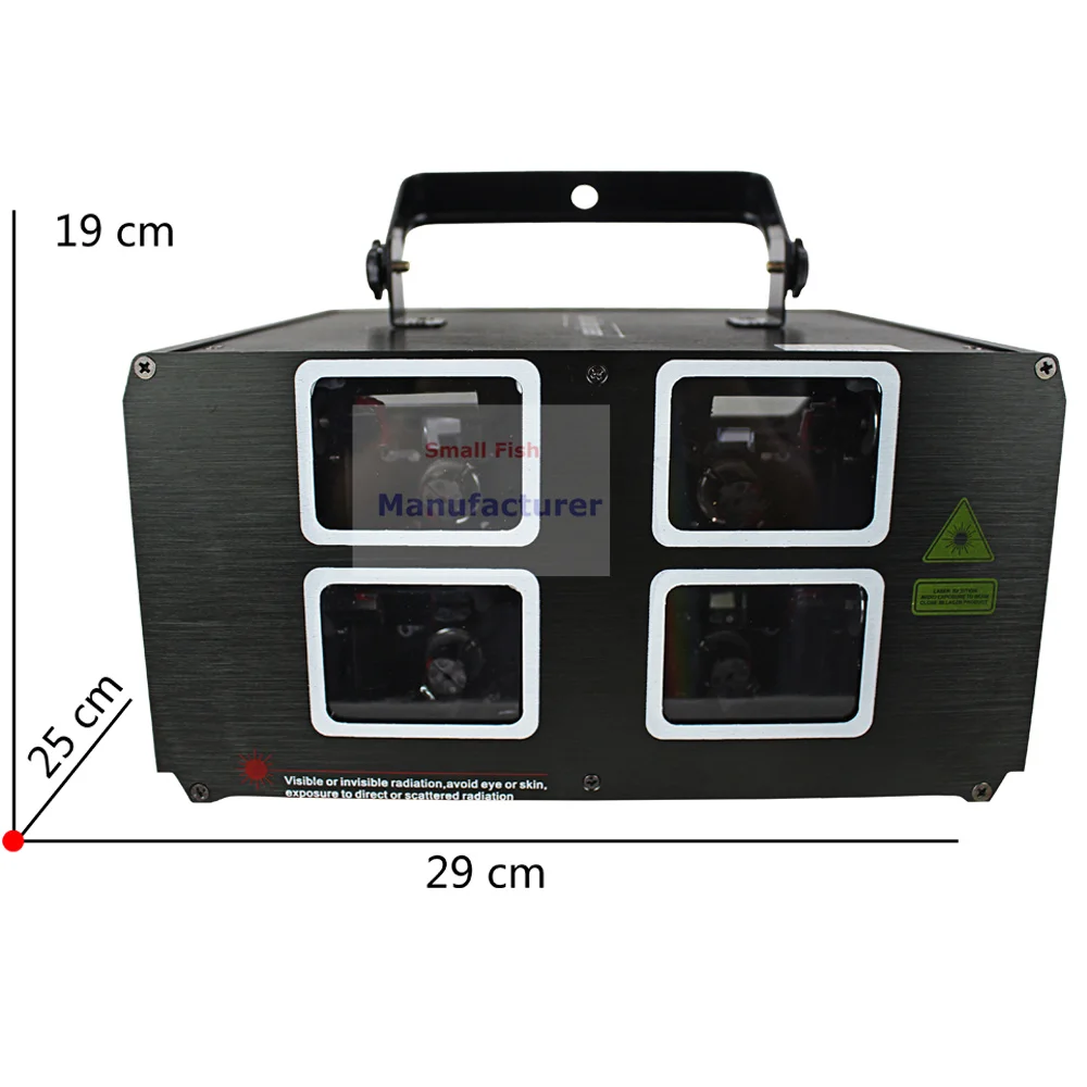 2 Pack Stage Laser Projector High Quality 620mW RGB 3IN1 4 Lens Laser Lights For Party Wedding Christmas Decoration DHL Ship