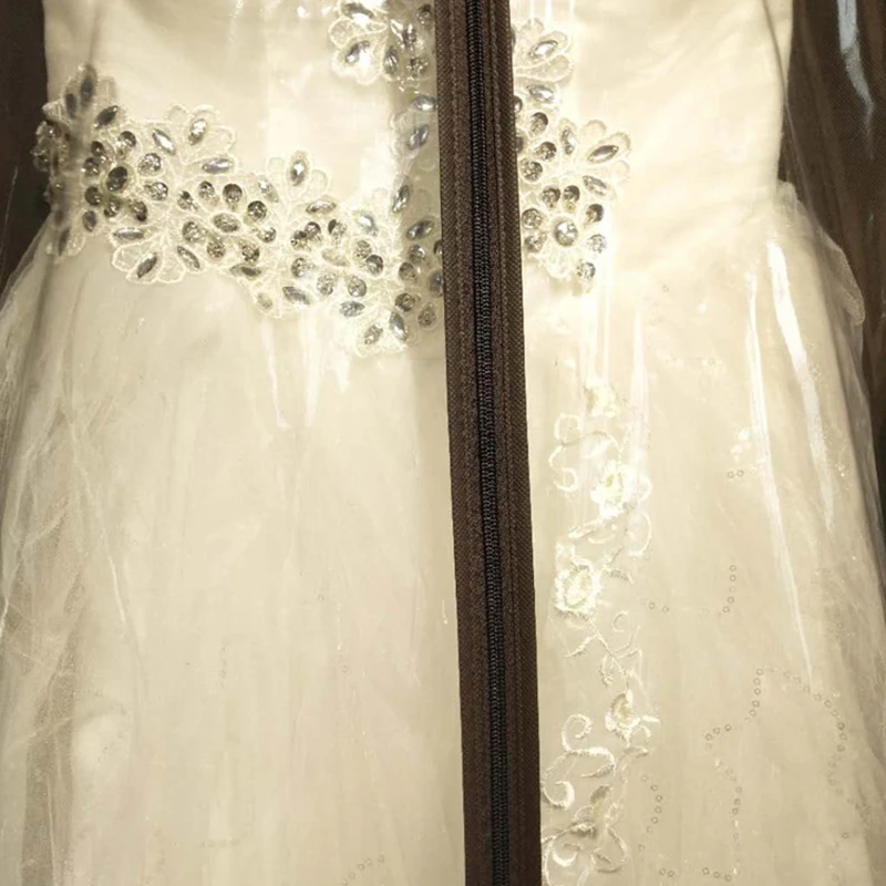 1 PCE Non-woven For Wedding Dress Dust Cover For Bridal Garment Hanging Storage Bag Clothing Dust-proof Bag