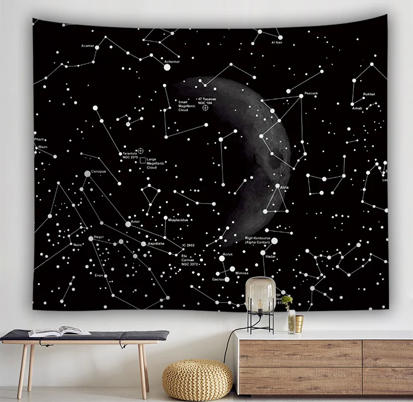 

Amazing Galaxy Wall Decor Hanging Tapestry Mandala Cloth Yoga Mats 6 Size Personalized Home Decoration Gift Beach Throw Carpets