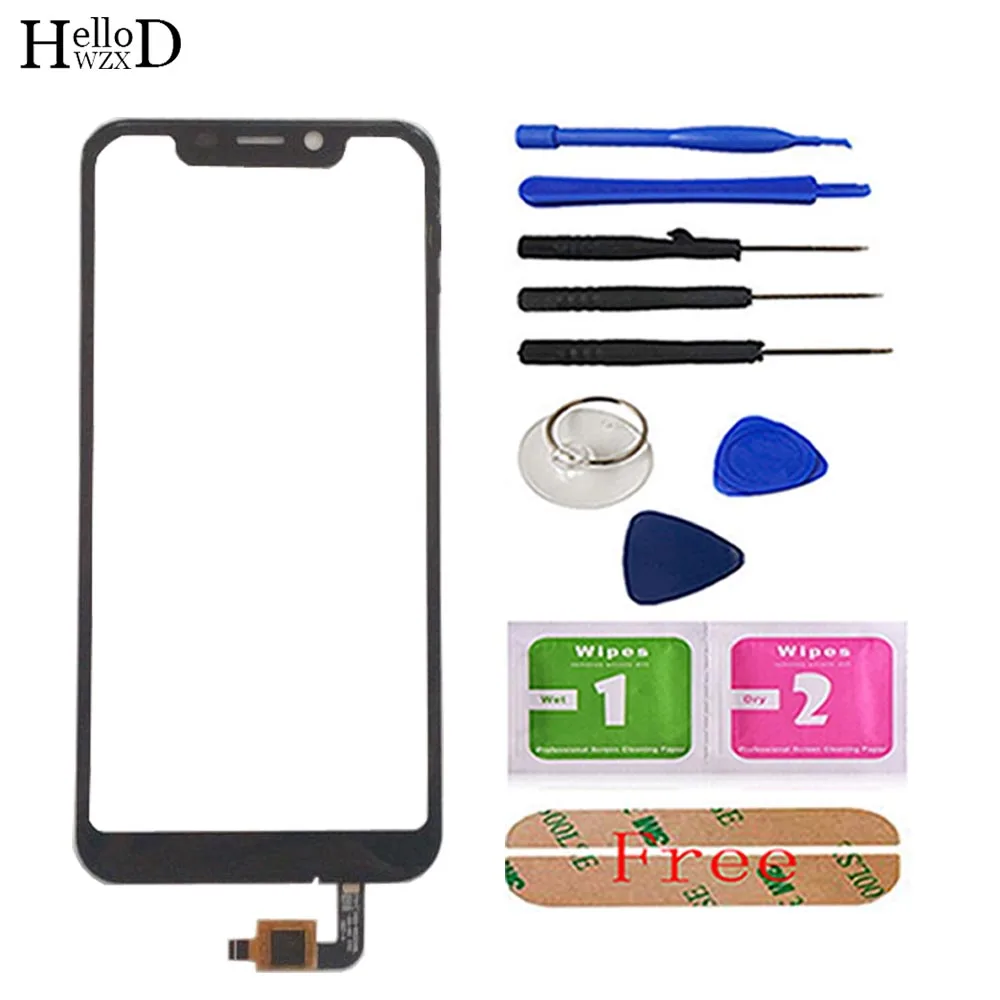 

Сенсорный экран для Blackview A30, сенсорный экран, дигитайзер, рамка, переднее стекло, панель объектива, инструменты для ремонта, клей