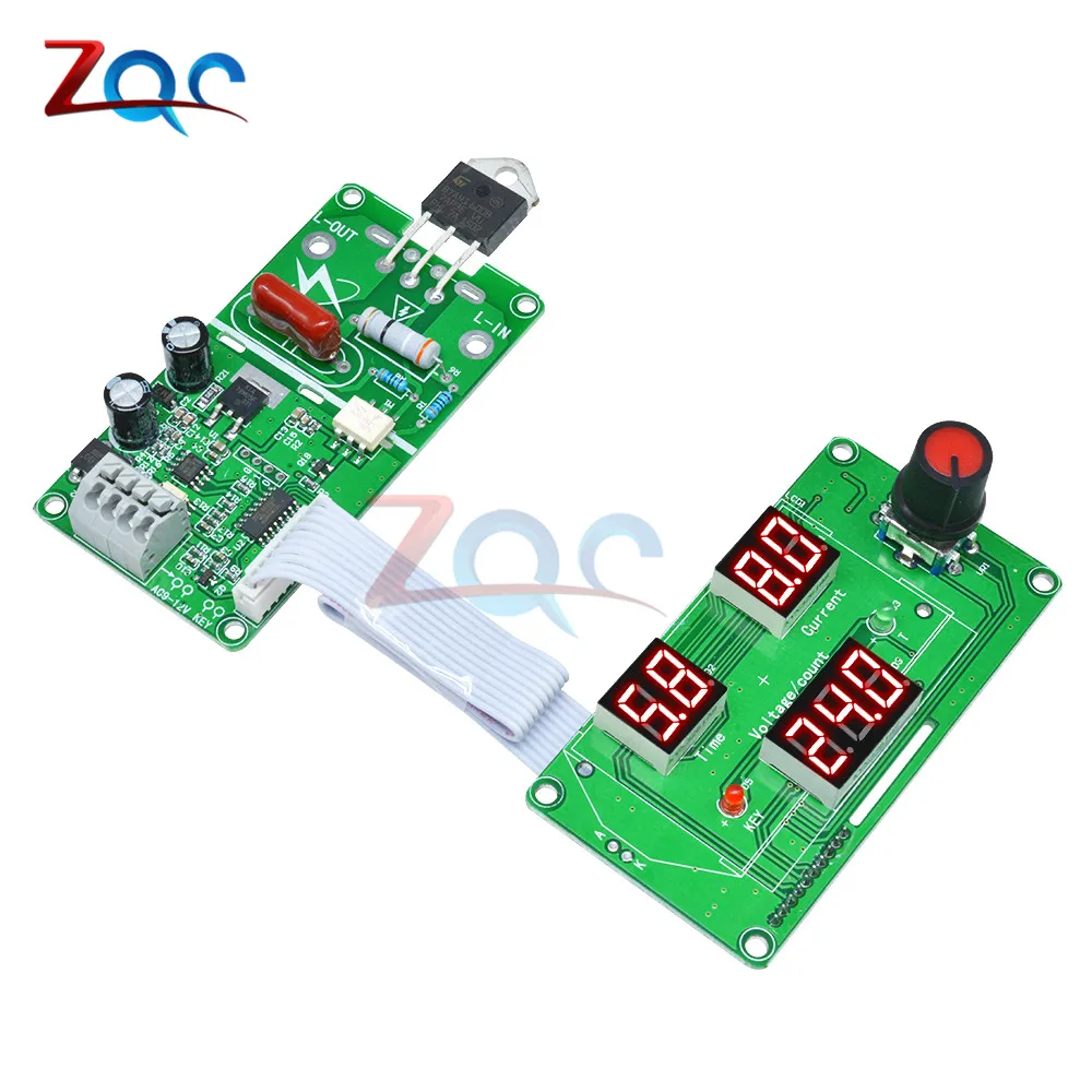 Spot Welder Controller 18650 Lithium-ion Battery Welder Controller Nickel-Plated Single Cells for DIY Battery Packs