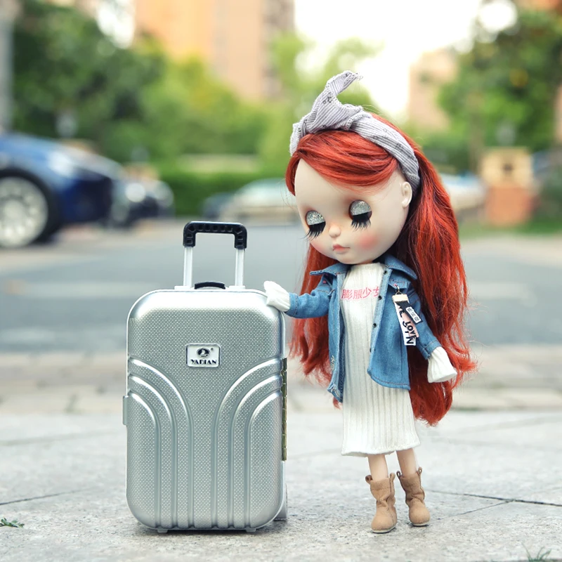 1/8 1/6 scale BJD accessories Trolley case Suitcase box for BJD/SD doll,Not included doll and other accessories 18D2710