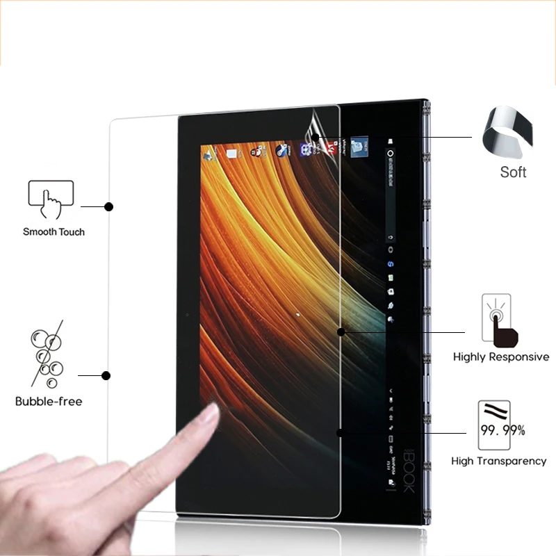 High Clear Glossy screen protector film For Lenovo Yoga Book 10.1