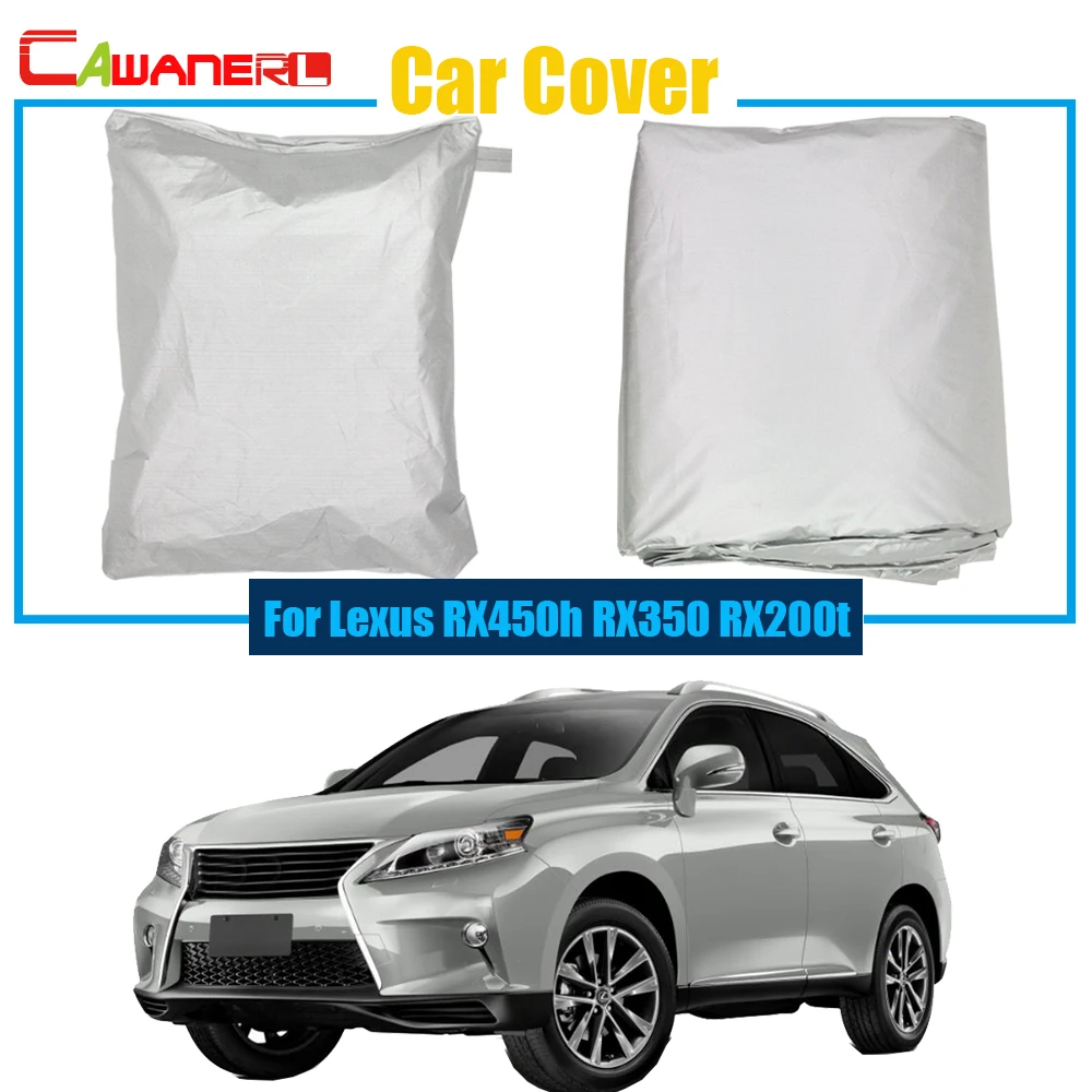 Cawanerl Car Cover Sun Shade Rain Snow Resistant Protector Cover Anti UV For Lexus RX RX450h RX350 RX200t