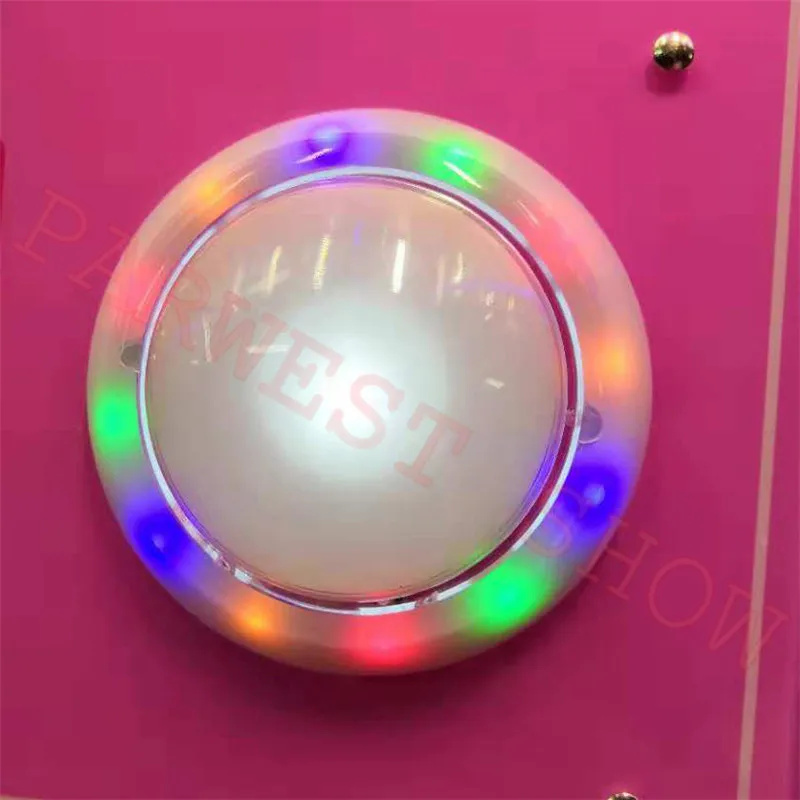 120mm Colorful Round Arcade Push Button with Led and Micro-Switch Momentary Arcade Illuminated 12v Power Button Switch For Mame