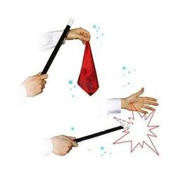 Vanishing Silk Wand Magic Tricks  Magician Scarve Disappear Silk Cane  Magic Stage Illusion Gimmick Props Accessories Comedy