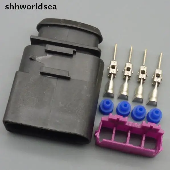 

Shhworldsea 4 pin male Auto Car Ignition Coil Connector Plug sokcet Repair Case For A4 A6 For VW Passat 1J0 973 824 1J0973824