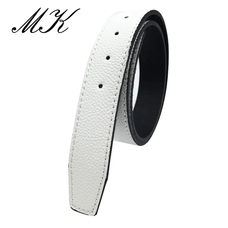 Maikun Belts for Men No Buckle Male Split Leather Belt Men Fashion Belt