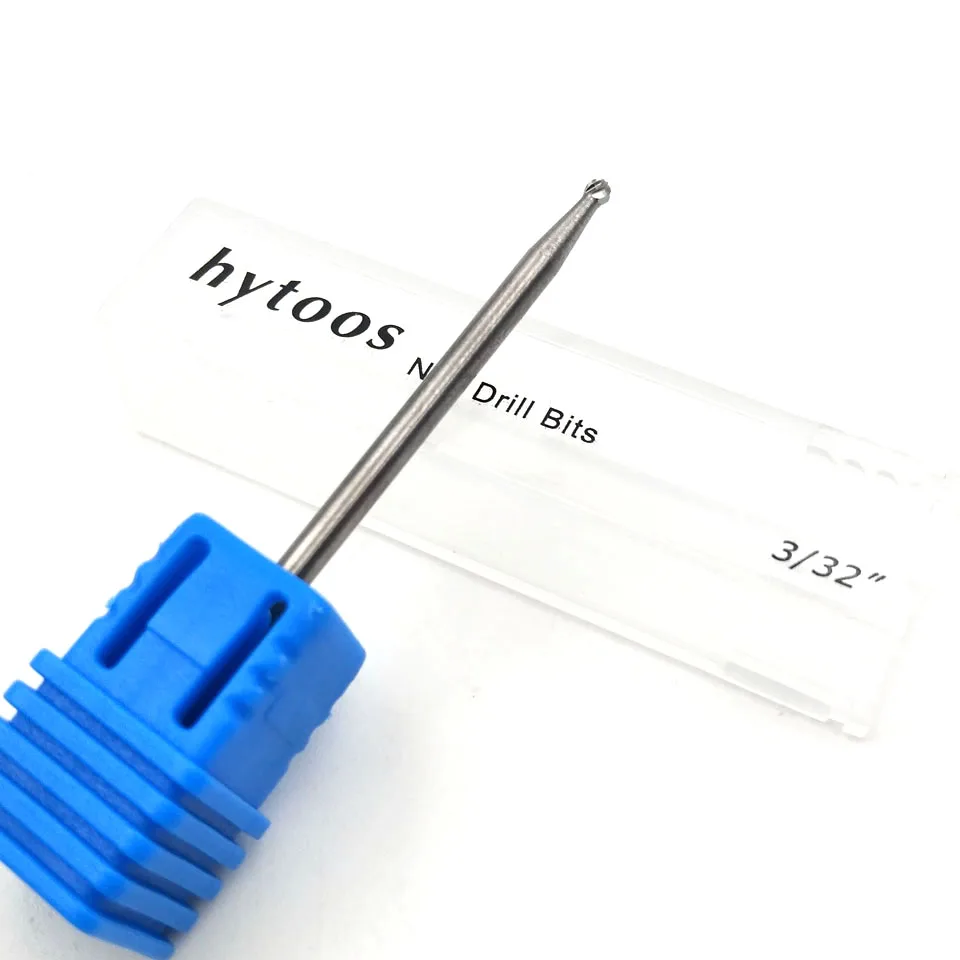 HYTOOS 1.6mm Ball Tungsten Carbide Nail Drill Bit 3/32\