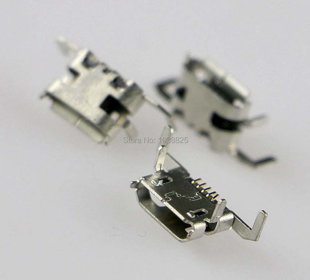 Soket konektor pengisi daya USB mikro, 2 buah/lot untuk Xbox One xboxone pengontrol Gamepad