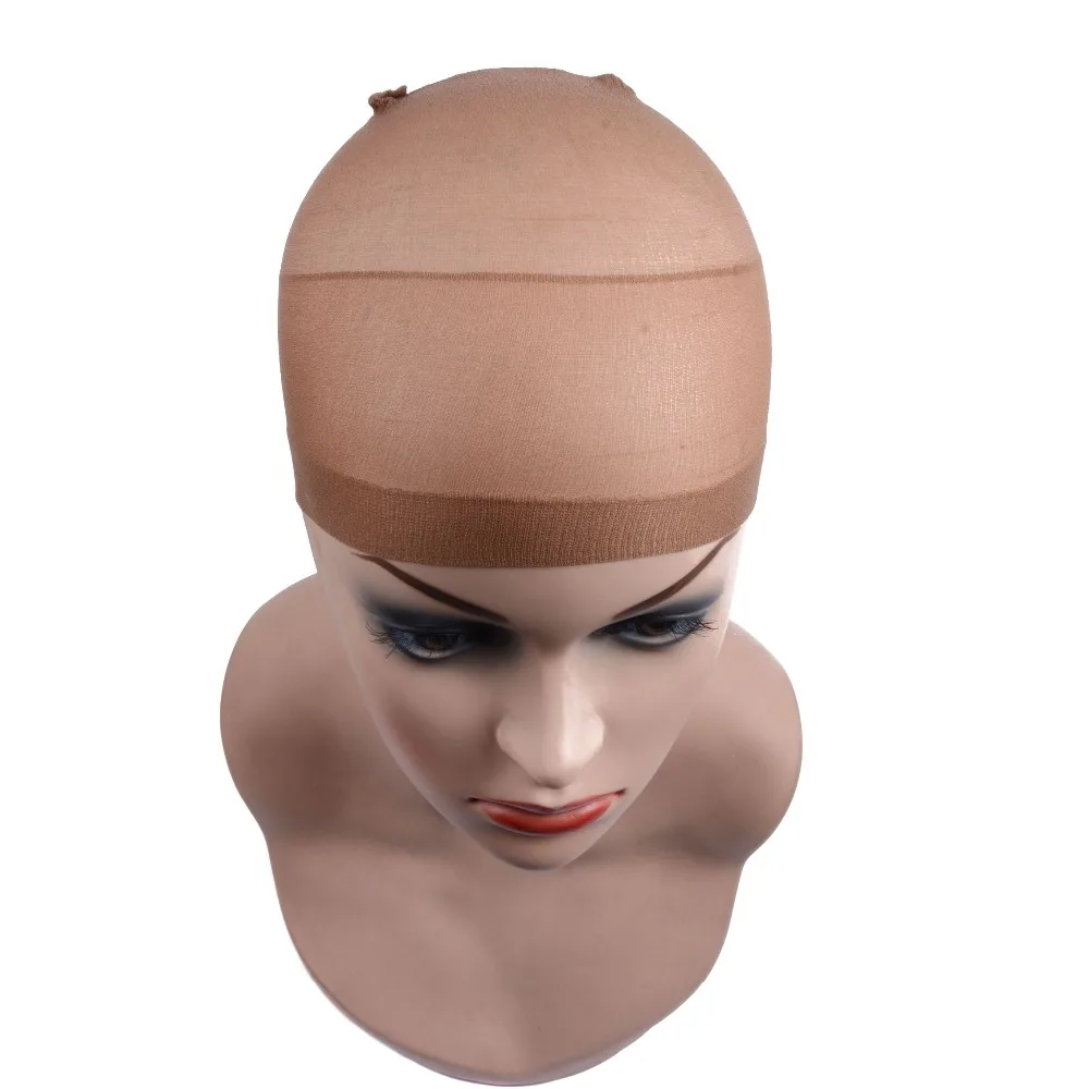 2 pcs/ Pack Wig Caps Hair NetS Weave Hairnets Wig Nets Stretch Mesh Caps Stocking Caps for Making Wigs Free Size