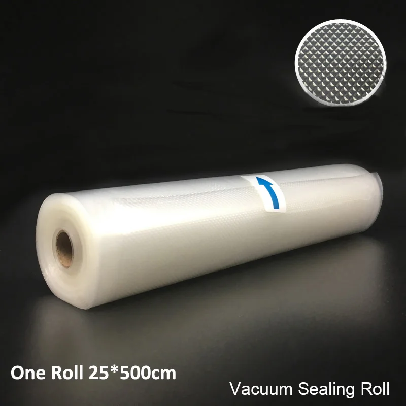 VACUUM SEALER ROLLS FOOD SAVE BAGS Vacuum Sealer Food Storage Bags Saran Wrap Kitchen Fresh Food Packaging 25CMx500CM