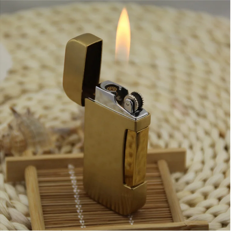 Briquet à flamme Turbo Jet, torche butane compacte, briquets en métal, accessoires Laguna ette, gaz coupe-vent, or, nouveau, 2019