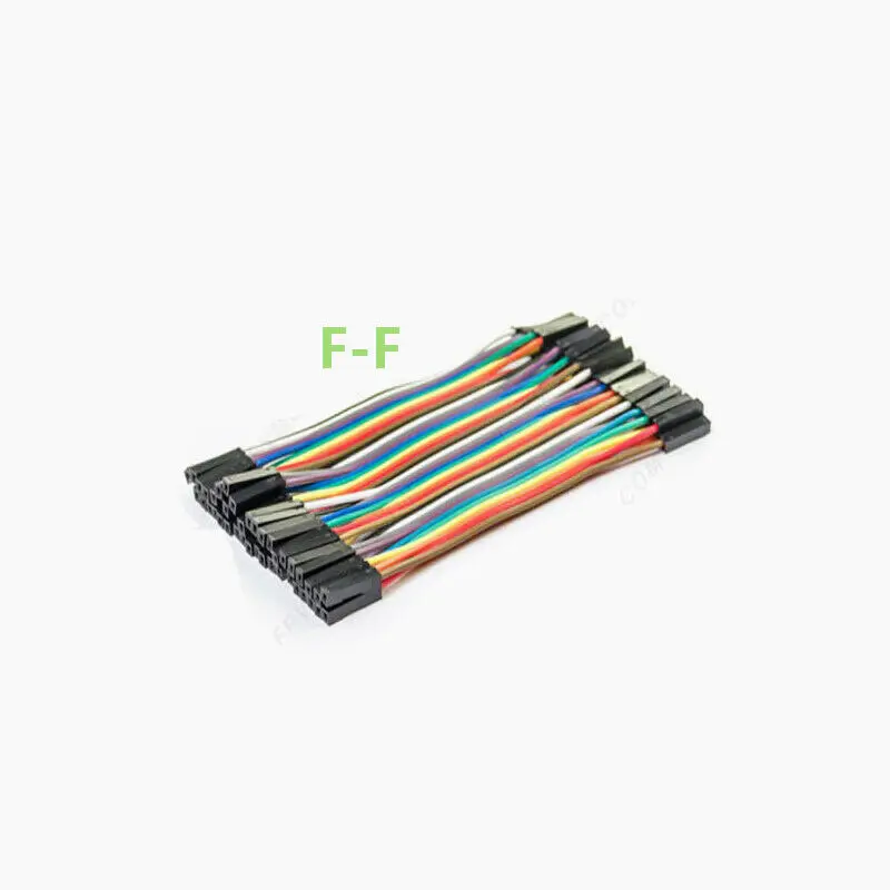 40p Female To Female Dupont Jumper Cable Wire For Arduino Pi GPIO Pic AVR