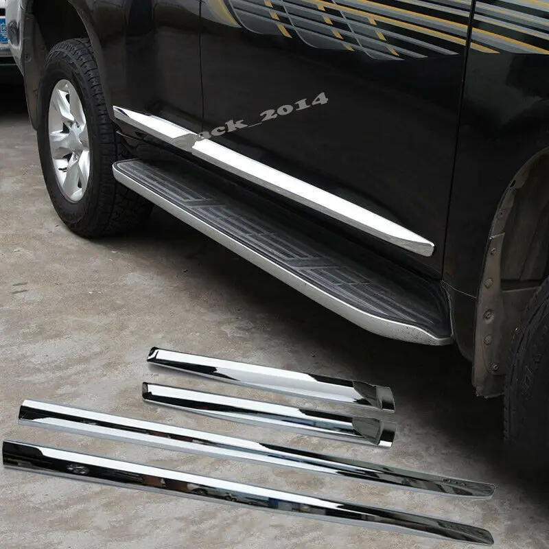 

Для Toyota Land Cruiser Prado FJ150 LC150 2010-2018, АБС-хромированный автомобиль, отделка кузова, молдинг на боковые двери 4 шт.