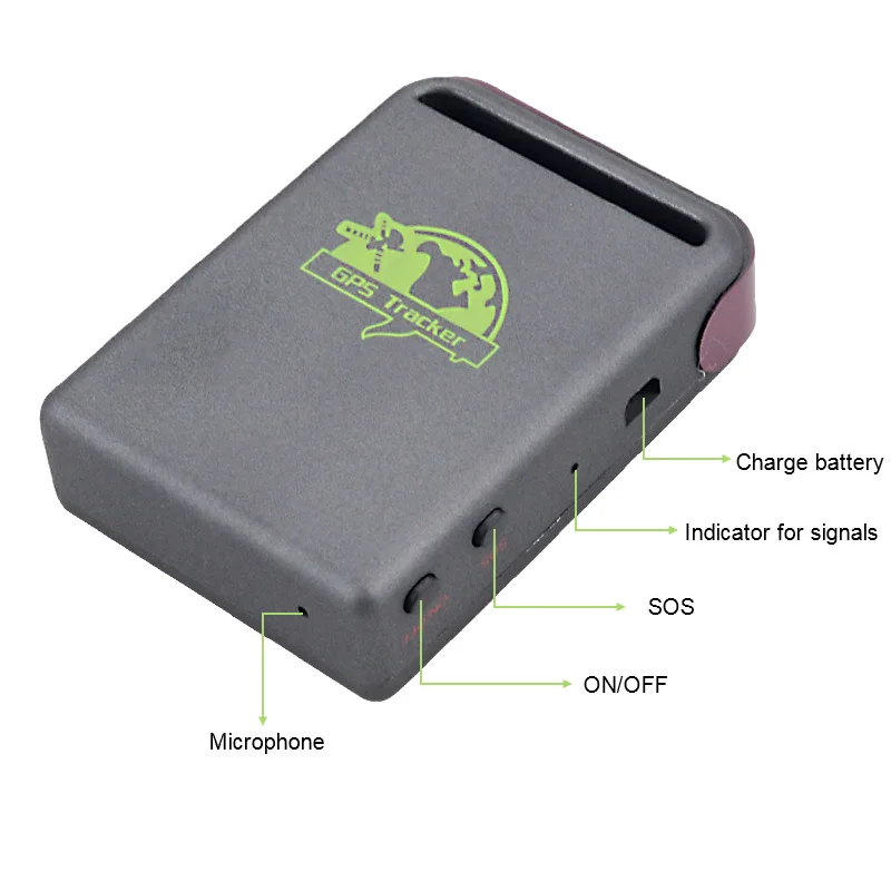 Mini Vehicle GSM GPRS GPS tracker Car Vehicle Tracking Locator Device TK102B Real time Location online platform Over Speed Alarm