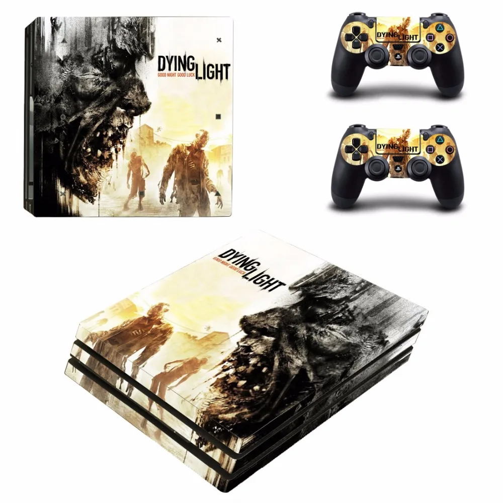 Autocollant de lumière de jeu en vinyle pour PS4 Pro, pour Console PlayStation et contrôleurs