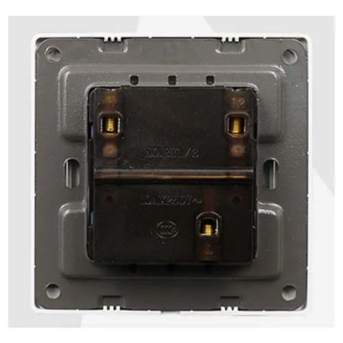 Universal 2key Power lámpara de pared bombilla Placa de luz para panel de botón interruptor + tornillos nuevo