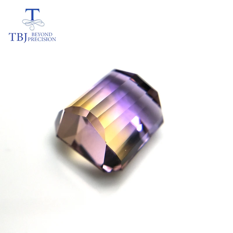 TBJ ، 100% الطبيعي 18-20ct الشطرنج قطع اثنين اللون أمترين احجار كريمة للذهب و الفضة صنع المجوهرات DIY