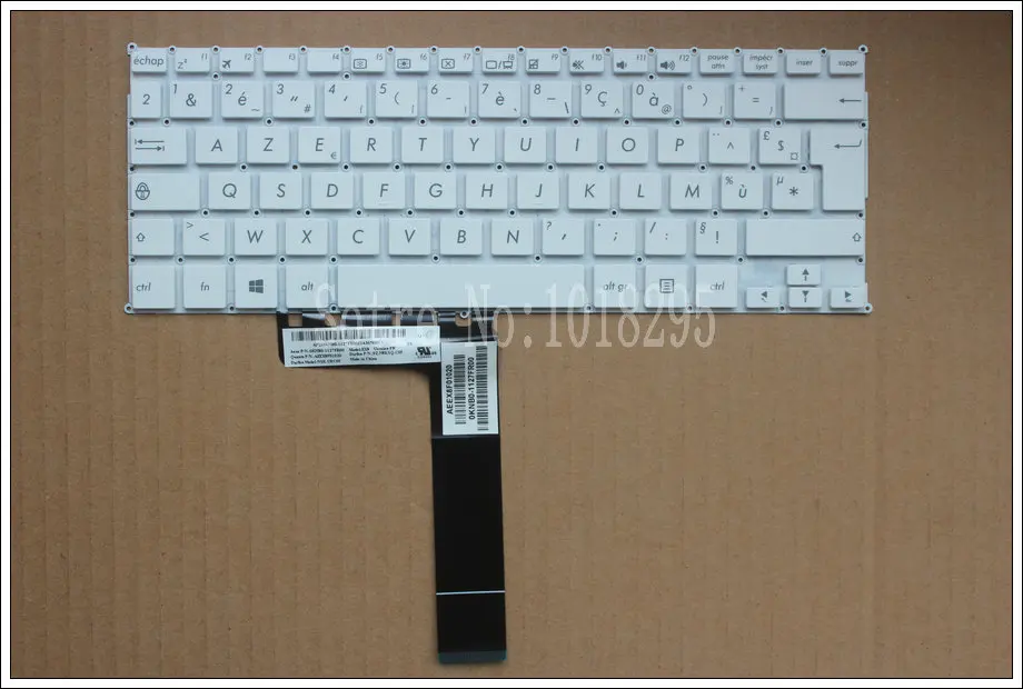 Teclado Francês para Laptop Branco para Asus F200 F200ca F200la F200ma X200 X200c X200ca X200l X200la X200m X200ma R202ca R202la
