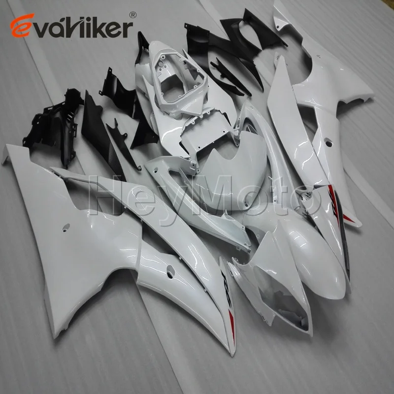 motorcycle Fairing for YZF-R6 2008 2009 2010 2011 2012 2013 2014 2015 2016 white ABS Body Kit motor Fairing