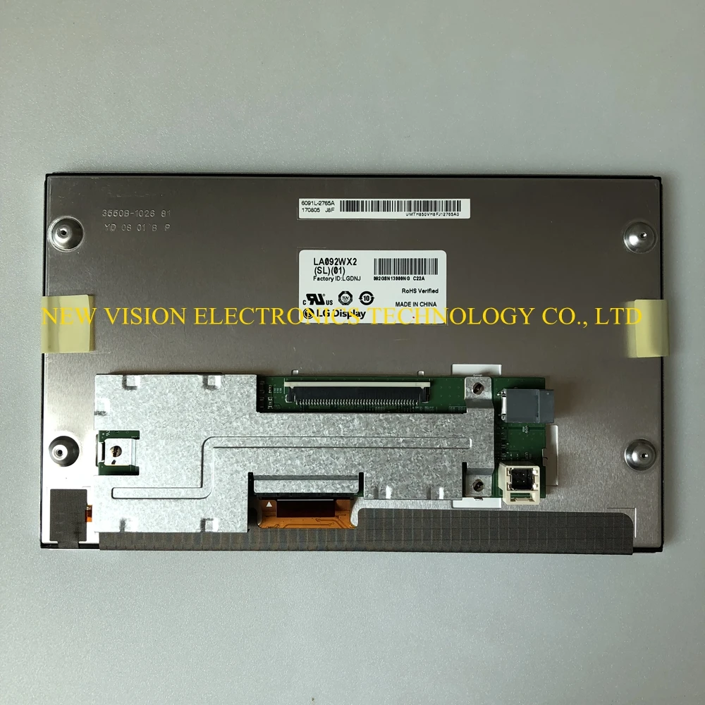 LA092WX2-SL01 LA092WX2(SL)(01) LA092WX2SL01 جديد الأصلي 9.2 بوصة شاشة LCD عرض للسيارة لتحديد المواقع والملاحة