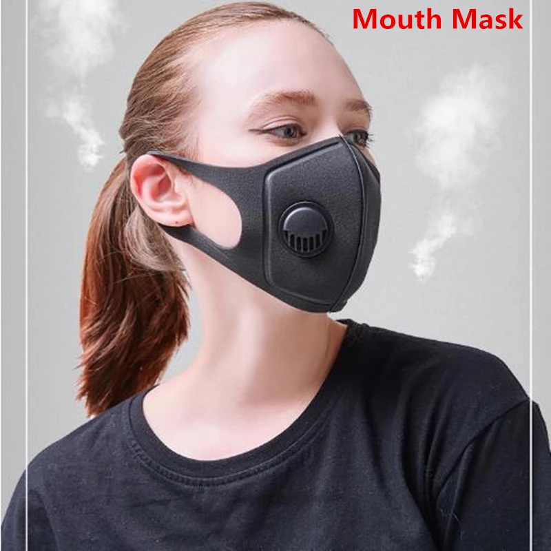 New Hot Sale PM2.5 mouth Mask anti dust mask Activated carbon filter Windproof Mouth-muffle bacteria proof Flu Face masks Care