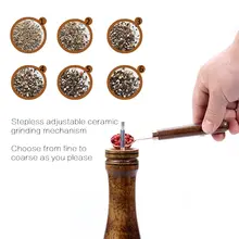 Wooden Salt and Pepper Mill 5-10 Inches #2