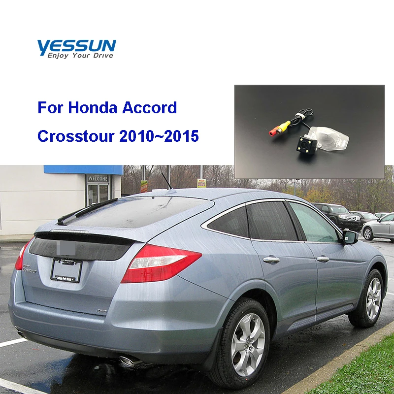 Yessun Car Rear View Camera For honda accord 8 For Honda Accord Crosstour 2010~2015 CCD night view reverse camera